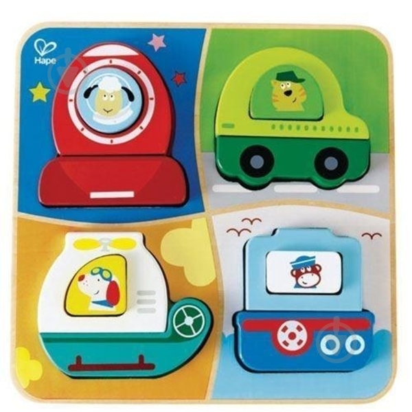 Пазл Hape Виды транспорта - фото 1 Пазл Hape Виды транспорта - фото 1