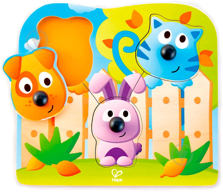 Пазл Hape Животные с носиком - фото 1 Пазл Hape Животные с носиком - фото 1