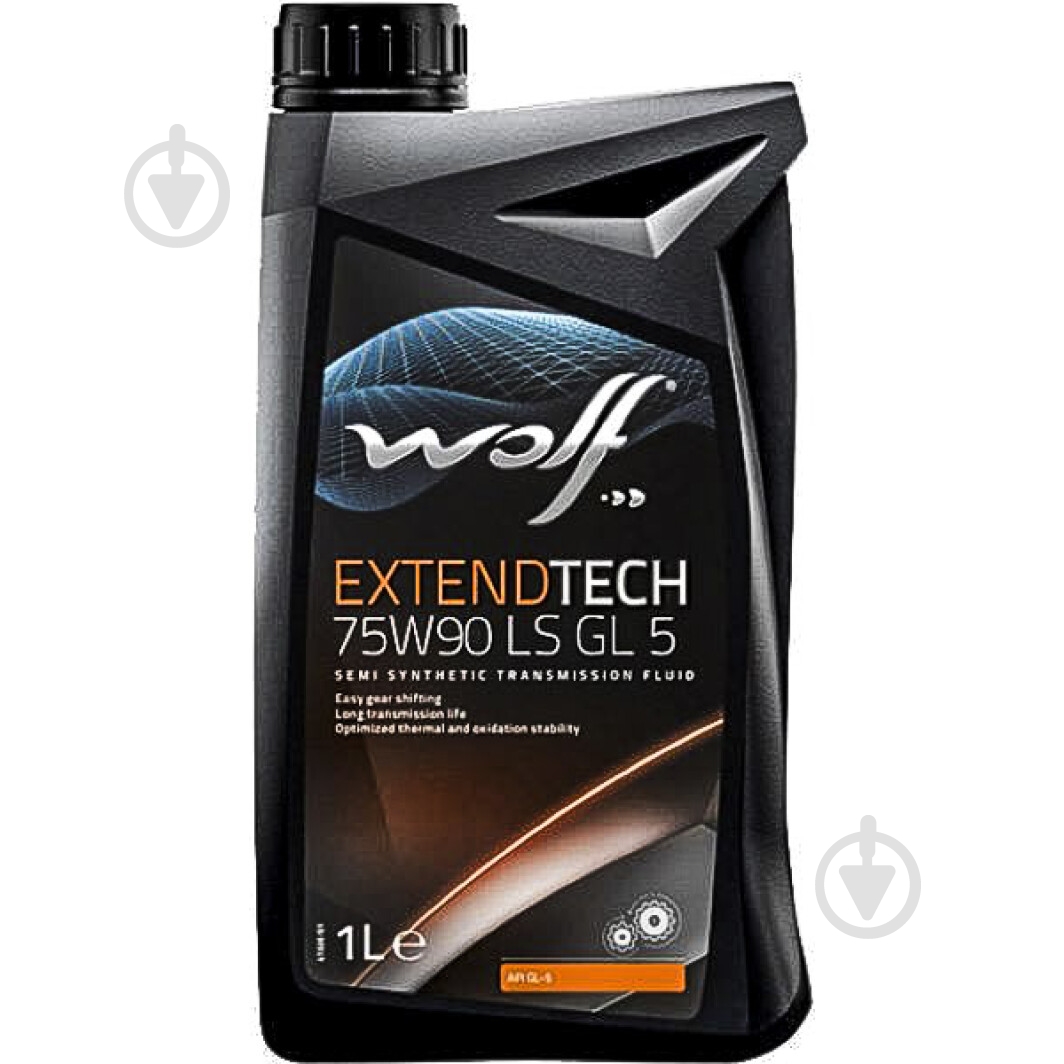 Мастило трансмісійне WOLF ExtendTech LS 75W-90 1 л (8300721) - фото 1 Мастило трансмісійне WOLF ExtendTech LS 75W-90 1 л (8300721) - фото 1