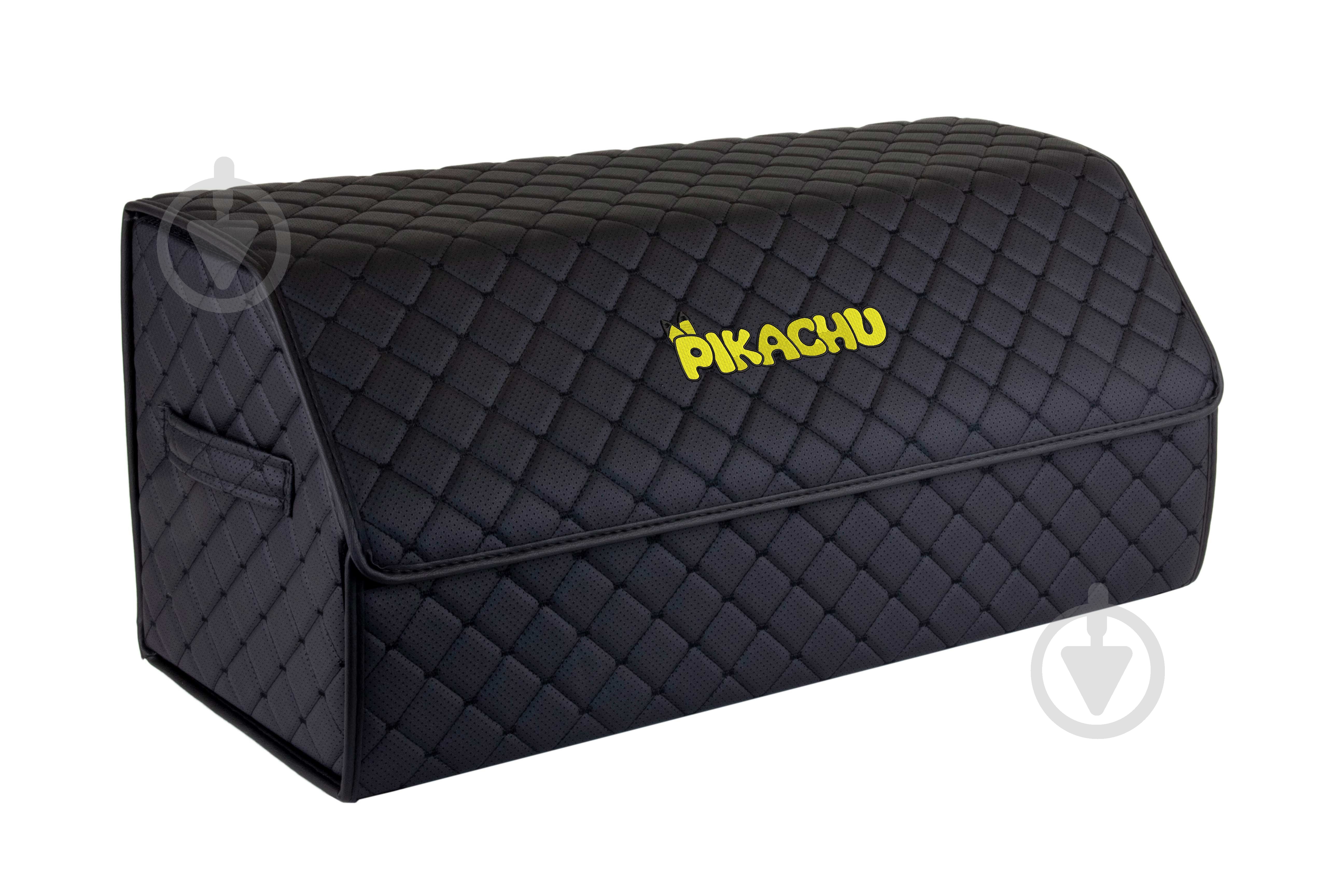 Сумка автомобільна ECO L 30x30x65 см Pikachu EVAtech чорний - фото 1