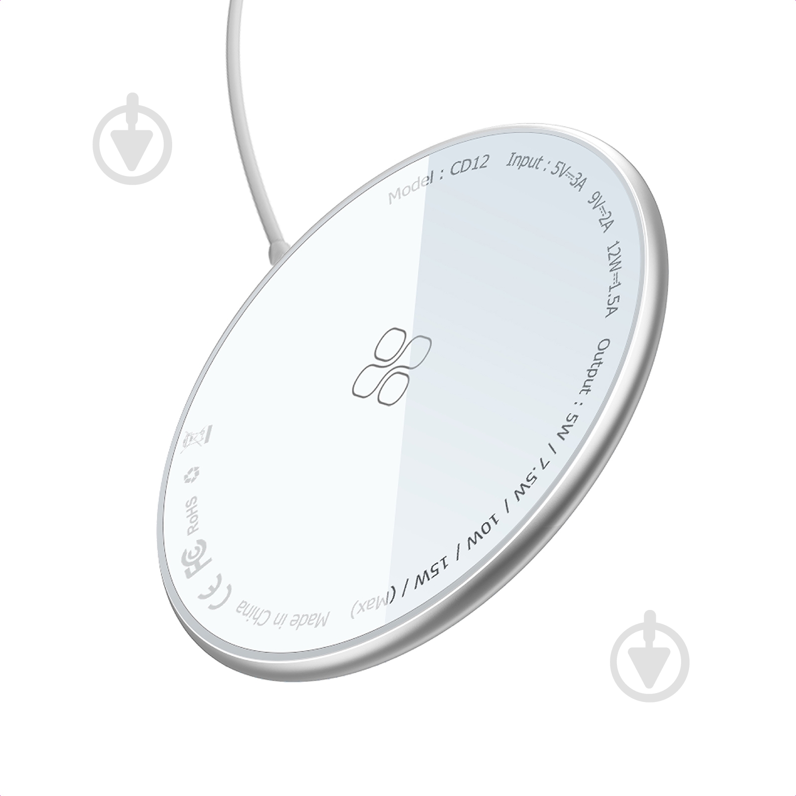 Зарядное устройство Promate MagTag-15W Silver - фото 1 Зарядное устройство Promate MagTag-15W Silver - фото 1