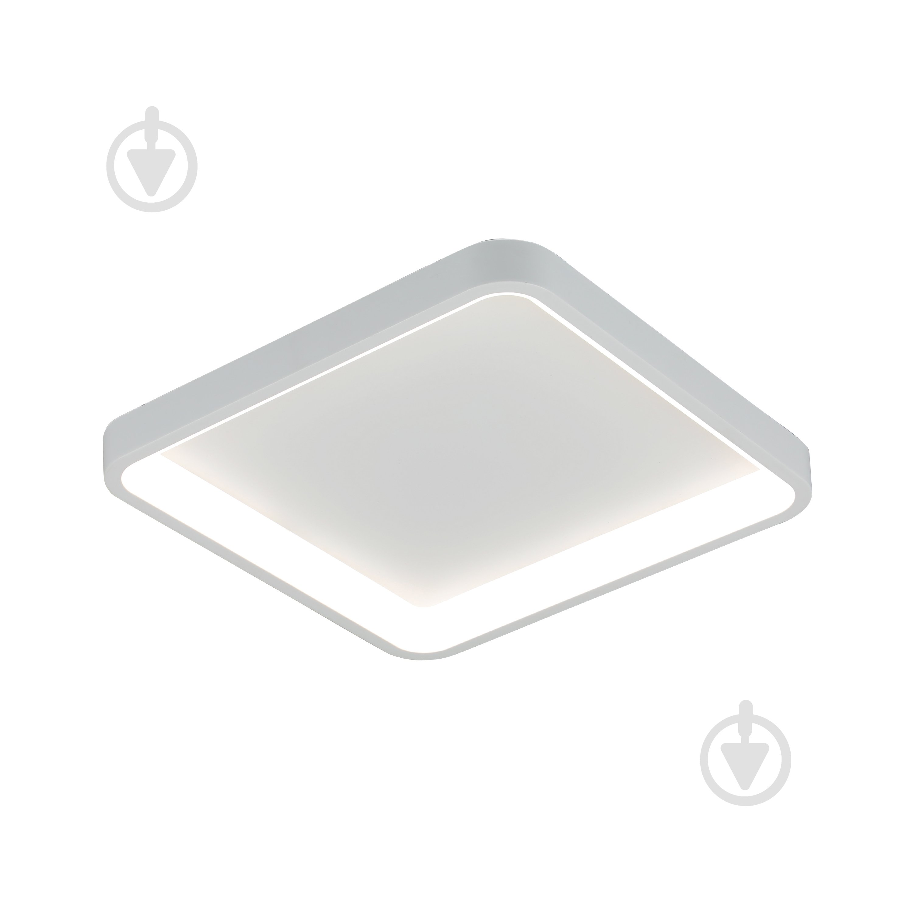 Світильник стельовий Miorro LED Aroma з пультом ДУ метал/пластик 39,6 Вт білий 51-311-101 - фото 1