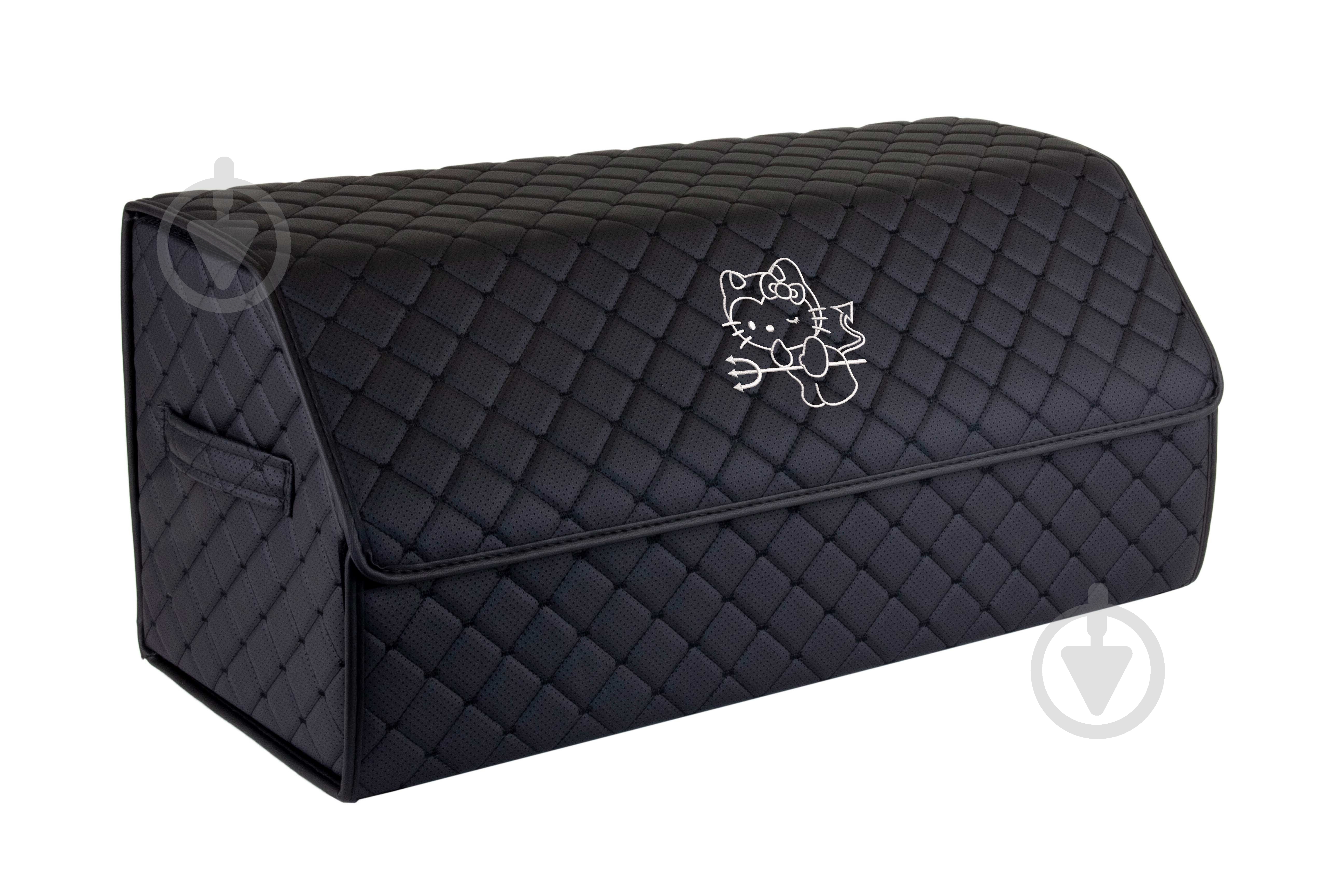 Сумка автомобильная ECO L 30x30x65 см Devil Hello Kitty EVAtech (EHECELBBBBV274) черный - фото 1 Сумка автомобильная ECO L 30x30x65 см Devil Hello Kitty EVAtech (EHECELBBBBV274) черный - фото 1