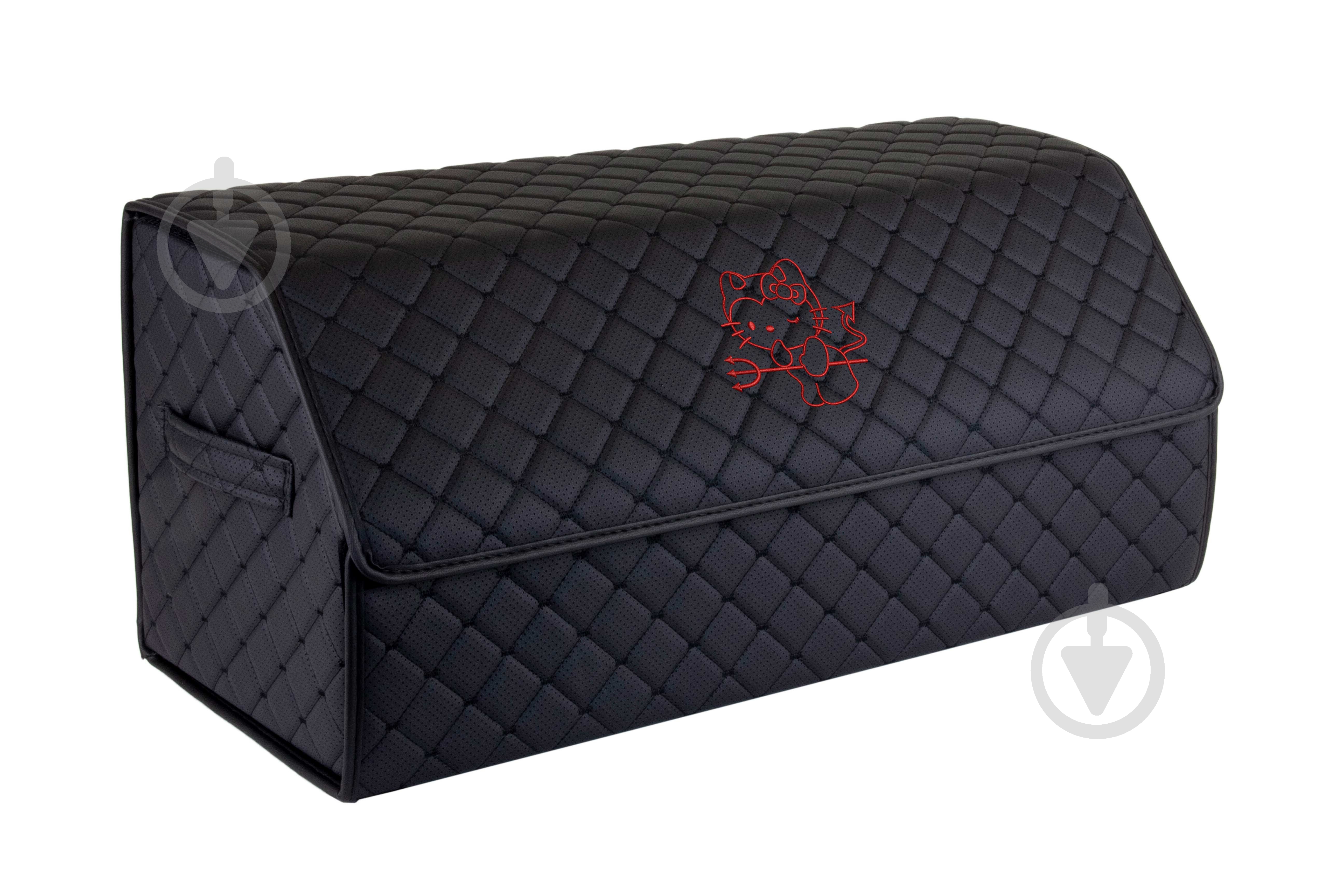 Сумка автомобильная ECO L 30x30x65 см Devil Hello Kitty EVAtech (EHECELBBBBV276) черный - фото 1
