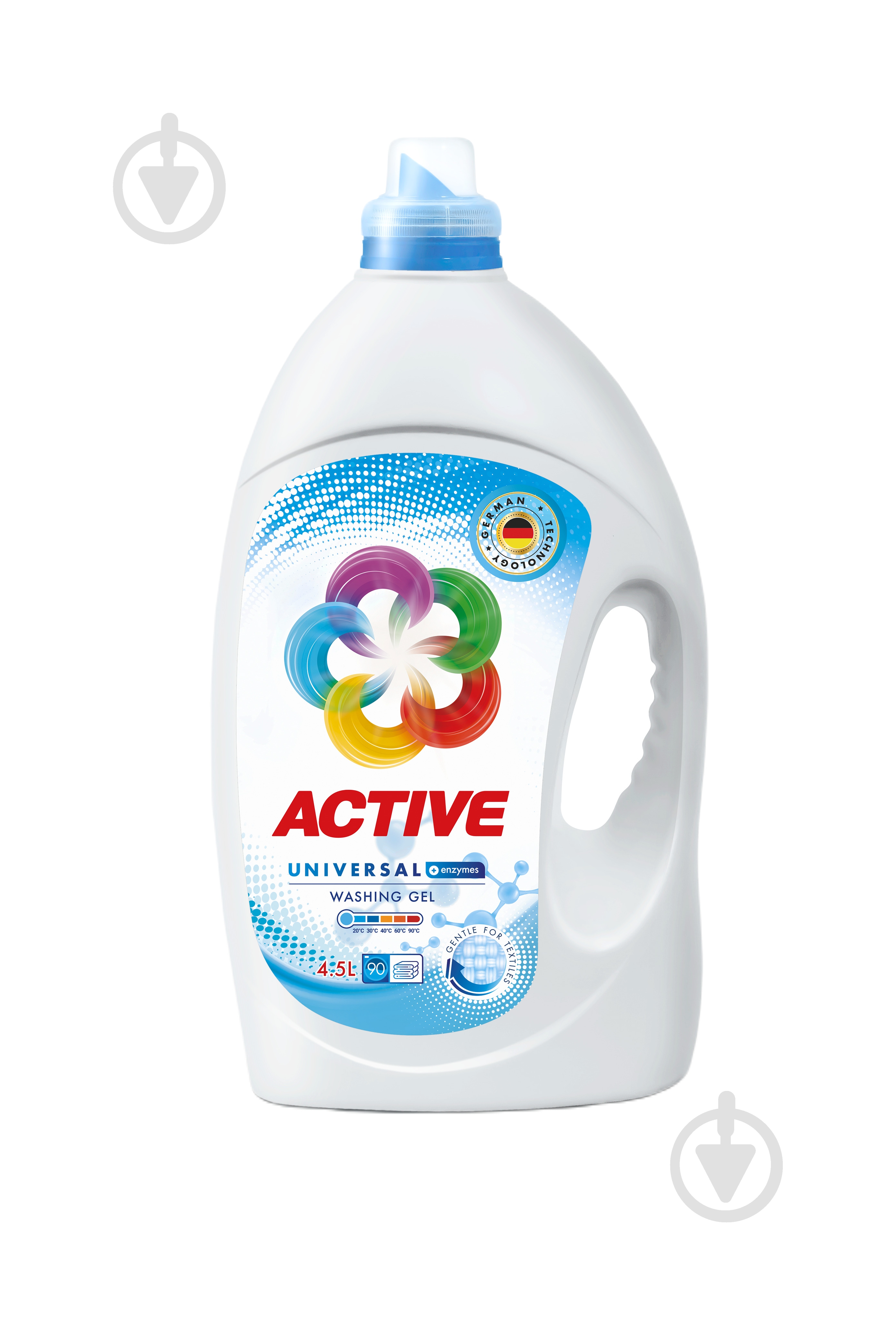 Гель для машинного та ручного прання ACTIVE chemistry Universal 4,5 л - фото 1