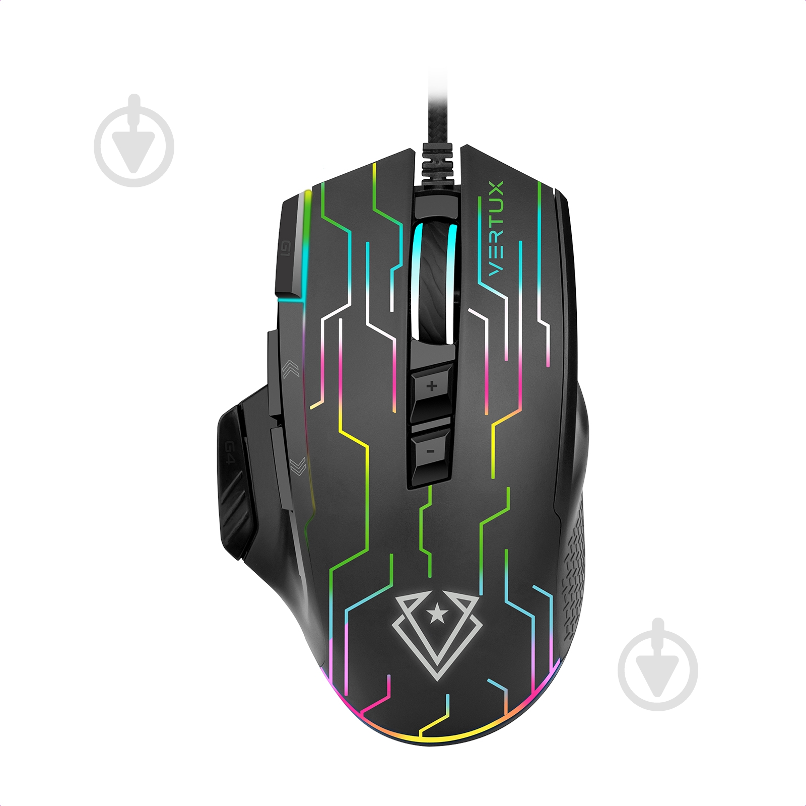 Мышь Vertux Kryptonite USB Black - фото 1