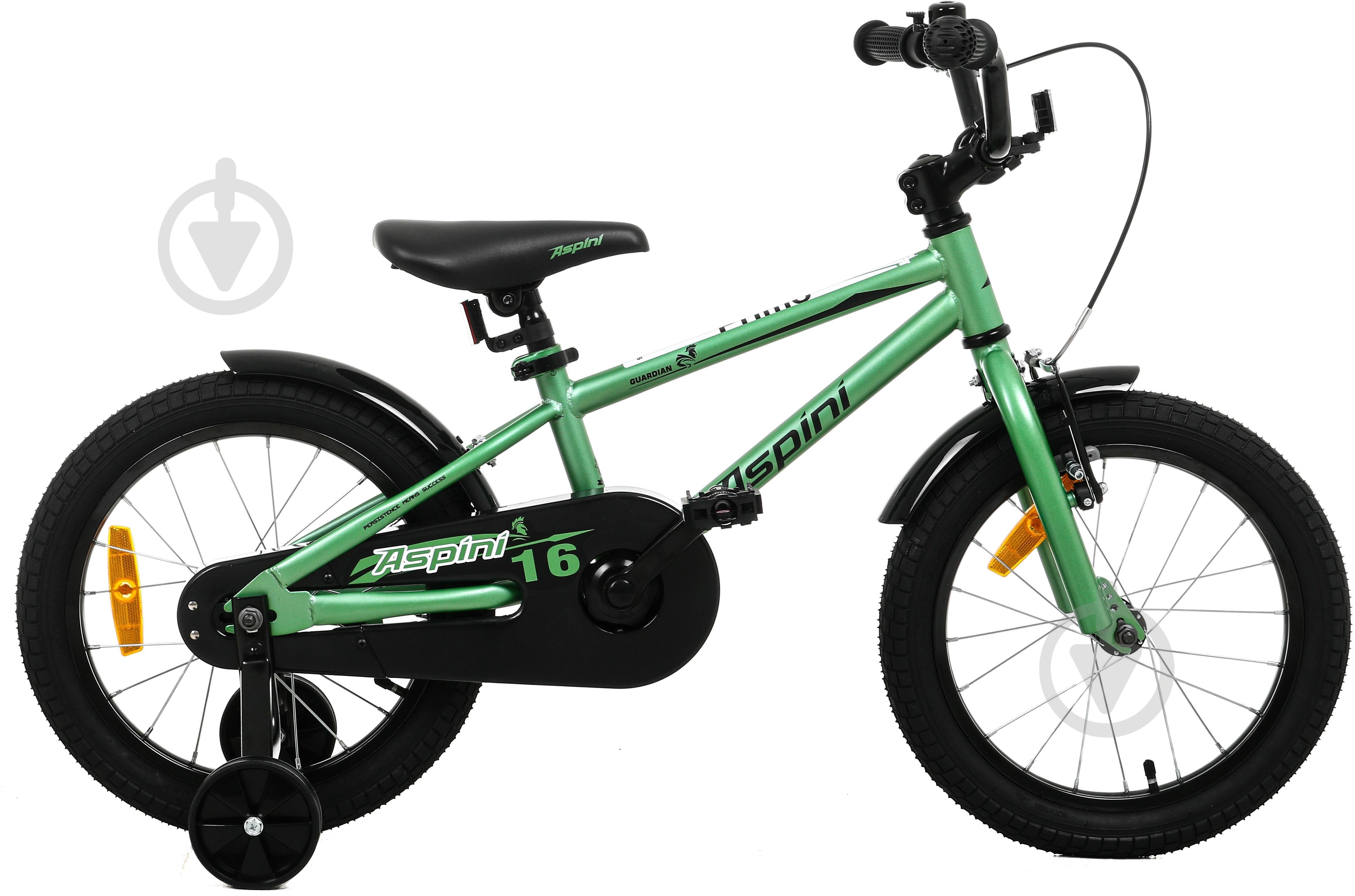 Велосипед 16" 8"(20 см) Primo 16 PRI16-GN зеленый - фото 1