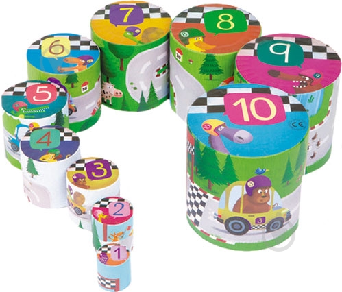 Пирамидка Janod Гонки J02828 - фото 7