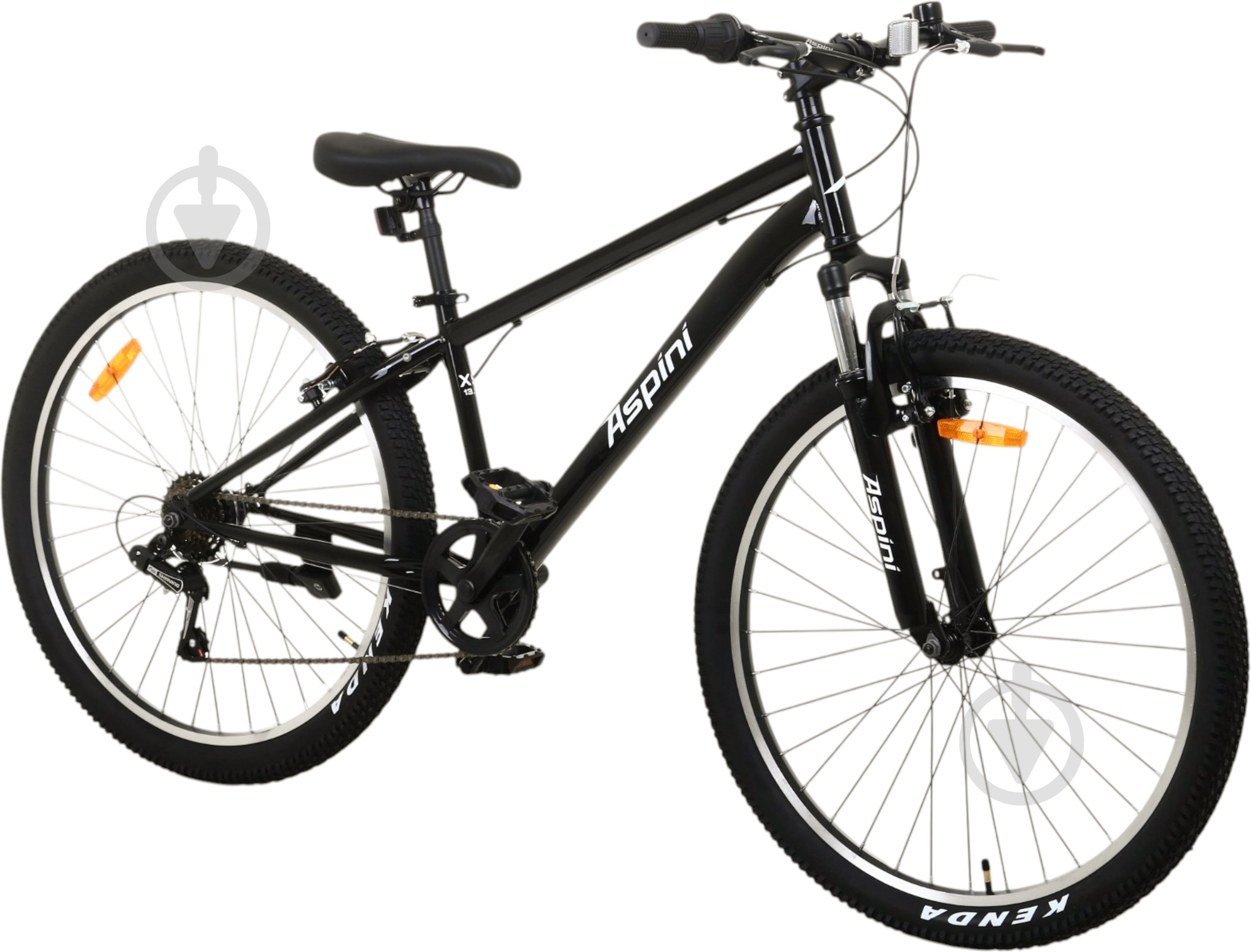 Велосипед Aspini 26" 13.5"(34 см) Rapido 26 RA26-BK черный - фото 2