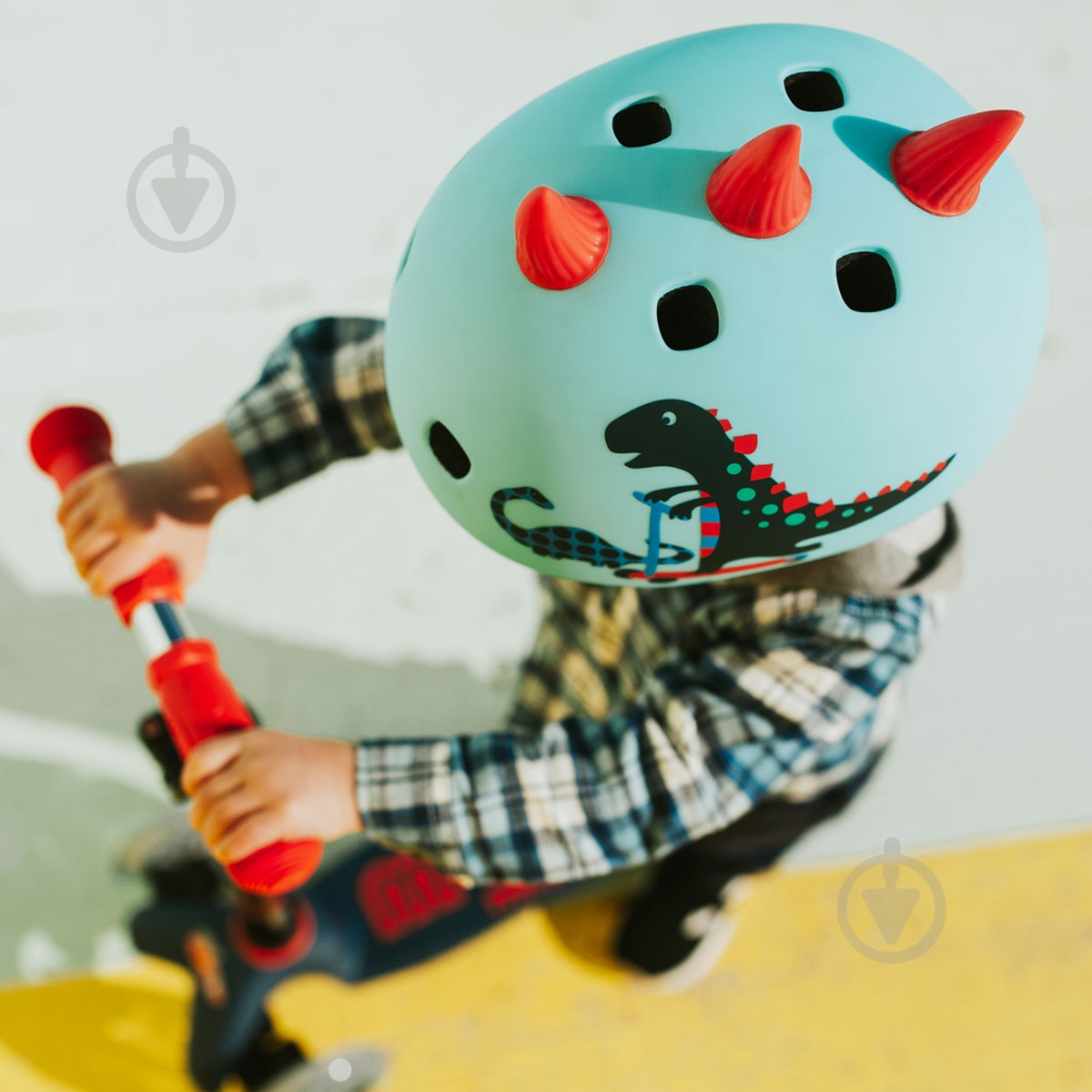 Шлем защитный Micro Mobillity Systems Micro PC 3D scootersaurus AC2095BX р. M голубой - фото 9 Шлем защитный Micro Mobillity Systems Micro PC 3D scootersaurus AC2095BX р. M голубой - фото 9