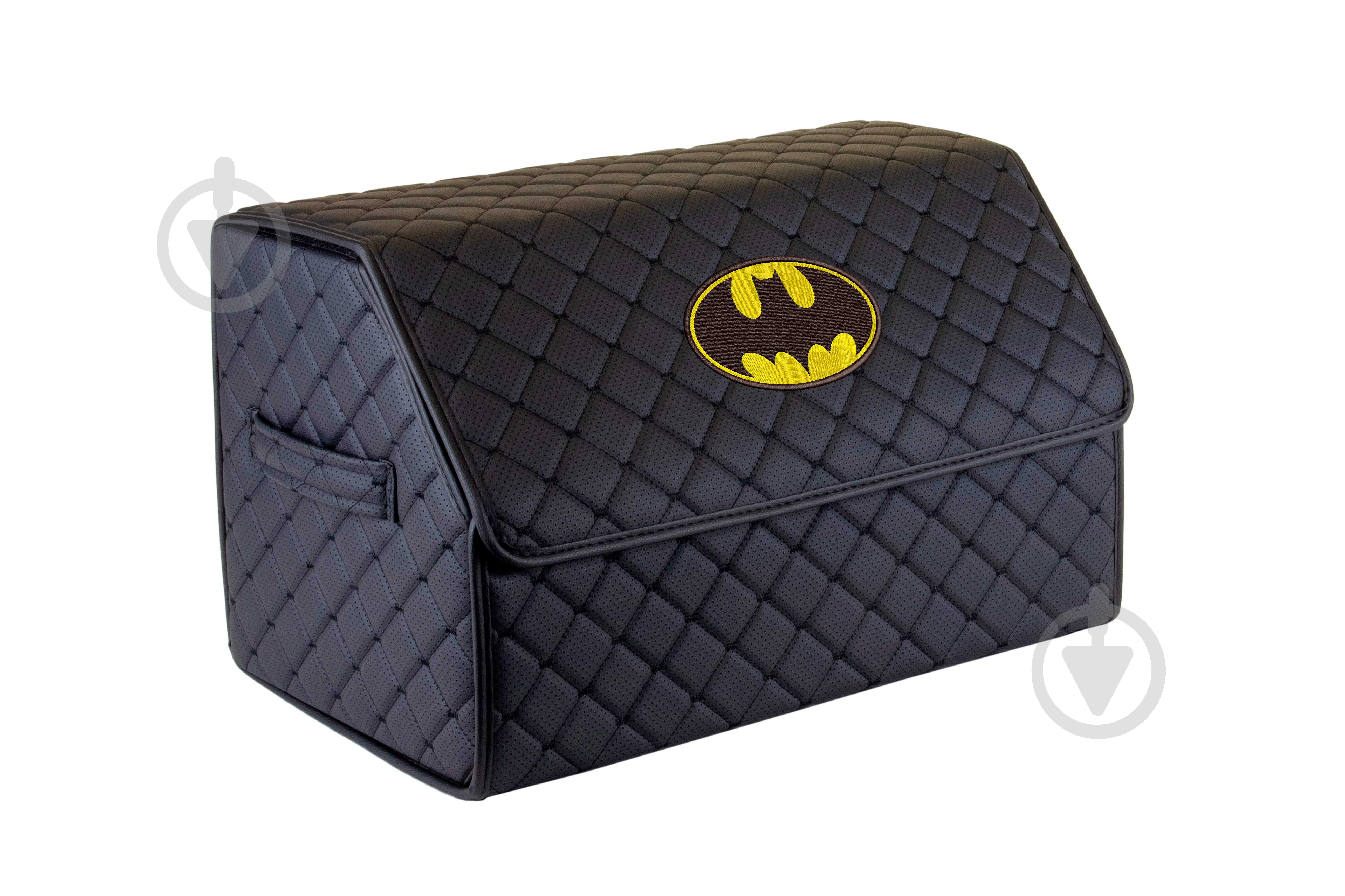 Сумка автомобильная ECO M 30x30x50 см Batman EVAtech черный - фото 1