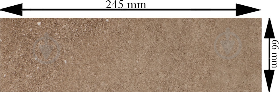 Клинкерная плитка Ceramika Paradyz Mattone sabbia brown elewacja 24,5x6,6 см - фото 2