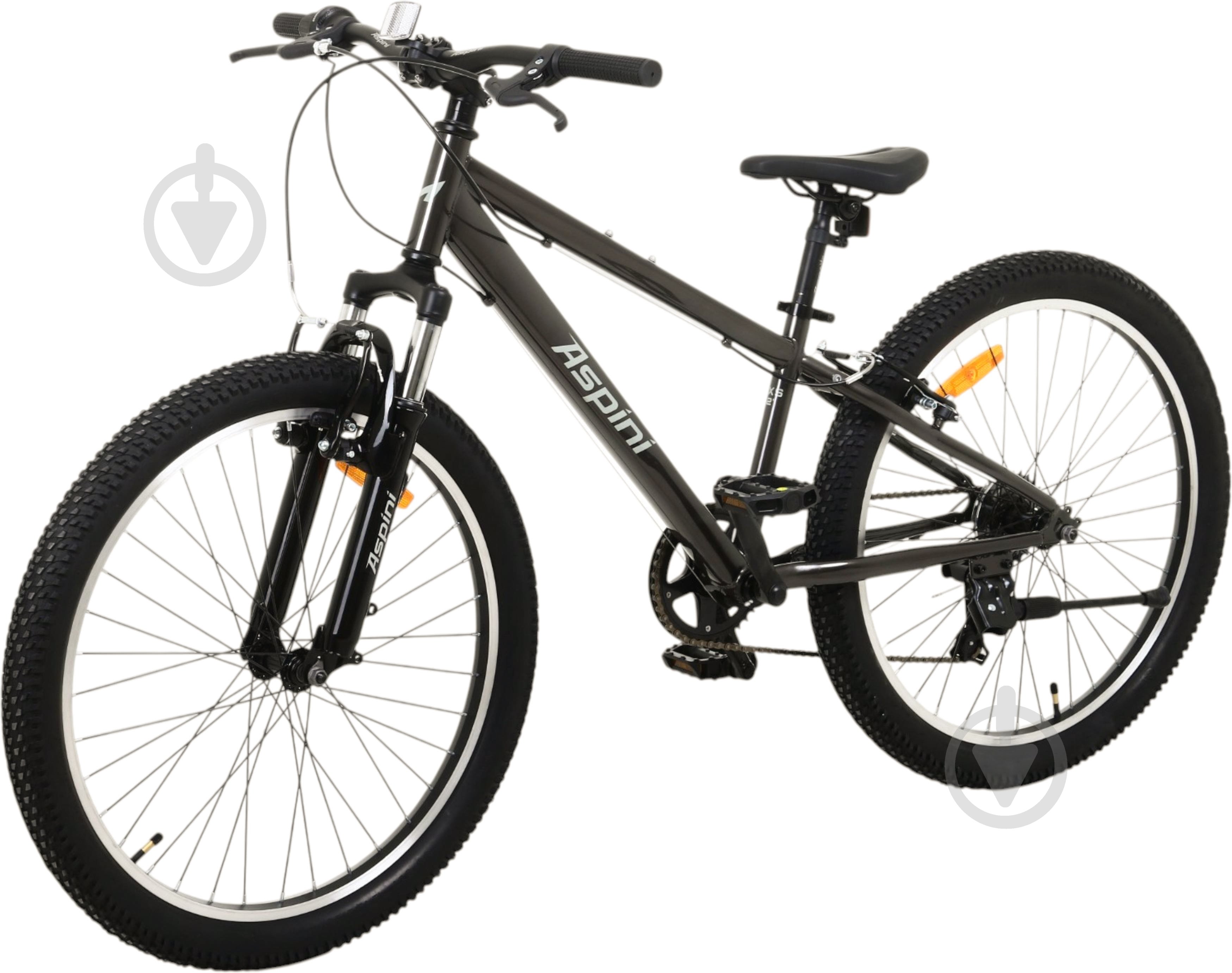 Велосипед Aspini 24" 12"(30 см) Rapido 24 RA24-GR серый - фото 3 Велосипед Aspini 24" 12"(30 см) Rapido 24 RA24-GR серый - фото 3