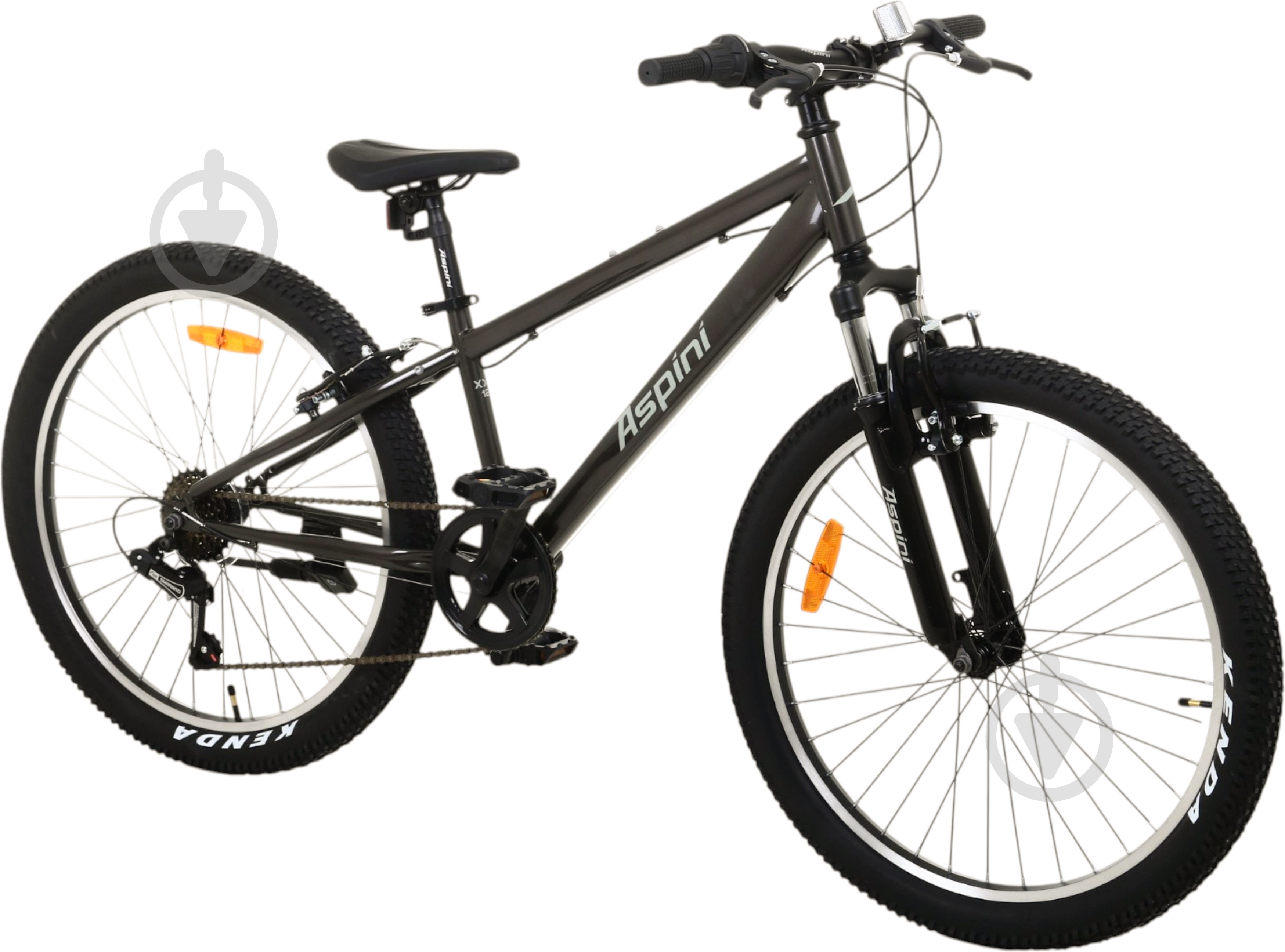 Велосипед Aspini 24" 12"(30 см) Rapido 24 RA24-GR серый - фото 2 Велосипед Aspini 24" 12"(30 см) Rapido 24 RA24-GR серый - фото 2