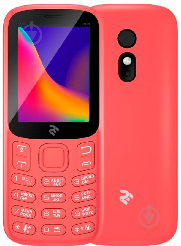 Мобильный телефон 2E E180 2019 Dual SIM City red 680576170057 - фото 1 Мобильный телефон 2E E180 2019 Dual SIM City red 680576170057 - фото 1
