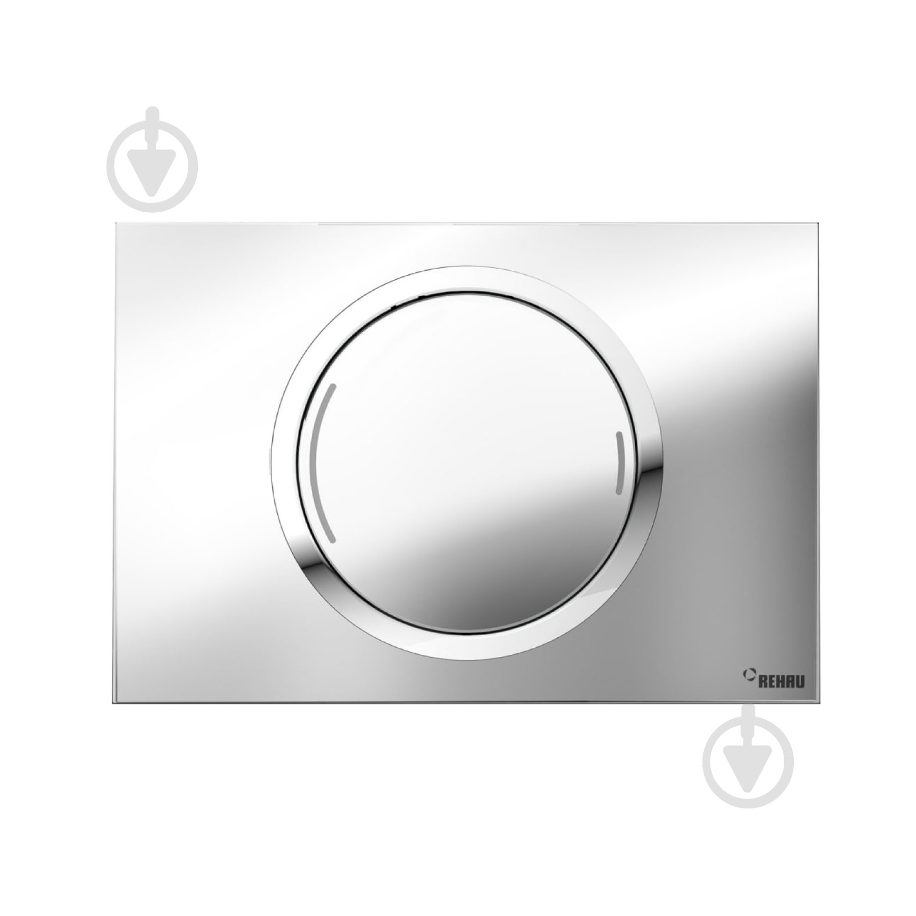 Кнопка смыва REHAU Zero хром - фото 1