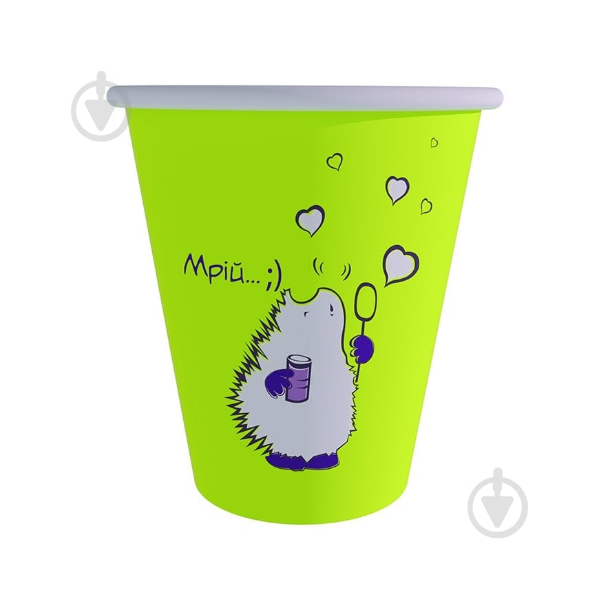 Стакан Стакан бумажный EMOJI CUP 175 мл 10 шт. - фото 1