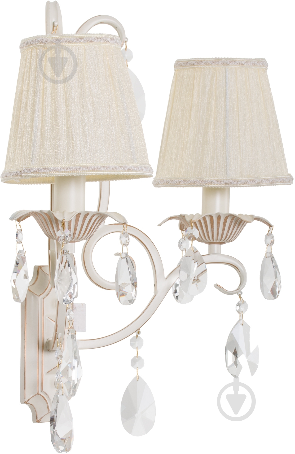 Бра Интеркласс НББ 01-2хХХ-037 2x40 Вт E14 белый 81215B/2 - фото 2 Бра Интеркласс НББ 01-2хХХ-037 2x40 Вт E14 белый 81215B/2 - фото 2