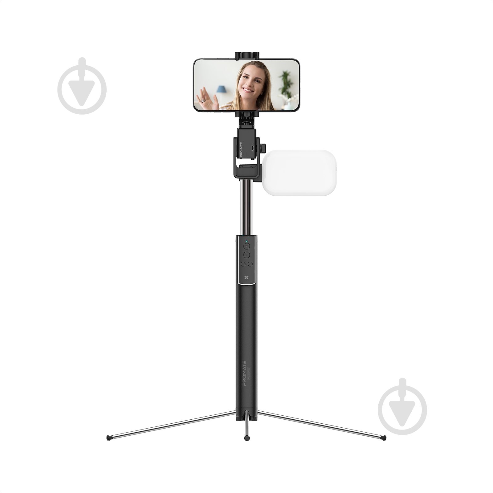 Селфи-монопод Promate MediaPod black - фото 1 Селфи-монопод Promate MediaPod black - фото 1