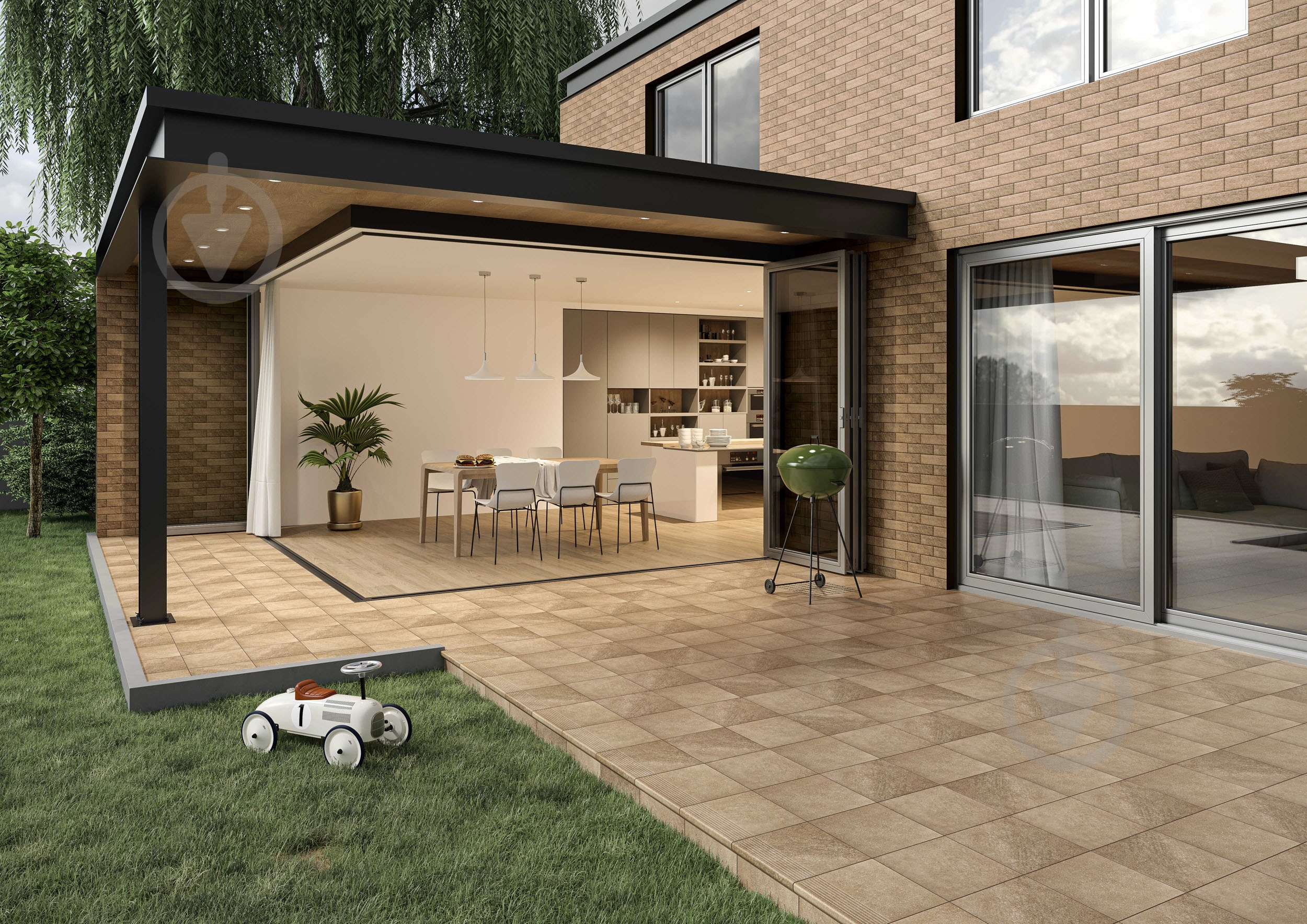 Клинкерная плитка Ceramika Paradyz Mattone sabbia beige stopnica prosta 30x30 см (new 60127181) - фото 2 Клинкерная плитка Ceramika Paradyz Mattone sabbia beige stopnica prosta 30x30 см (new 60127181) - фото 2