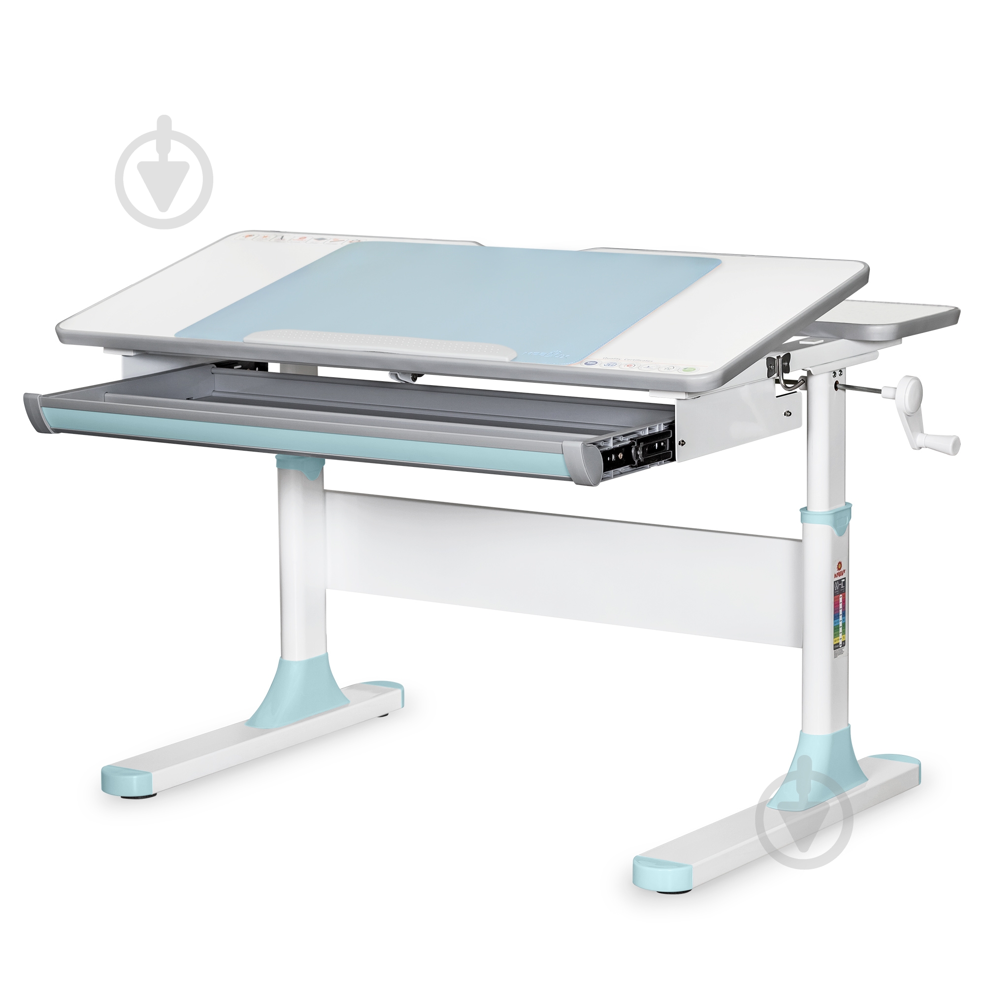 Детский стол Mealux Edmonton Multicolor BL Liite (BD-610 W/MC + BL Lite) - фото 1