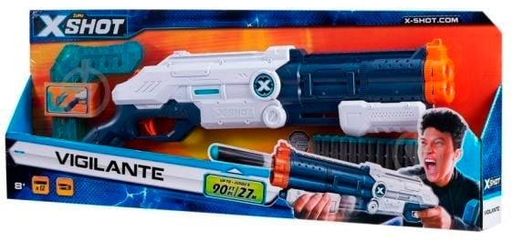 Бластер Zuru X-Shot Excel Vigilante - фото 4 Бластер Zuru X-Shot Excel Vigilante - фото 4