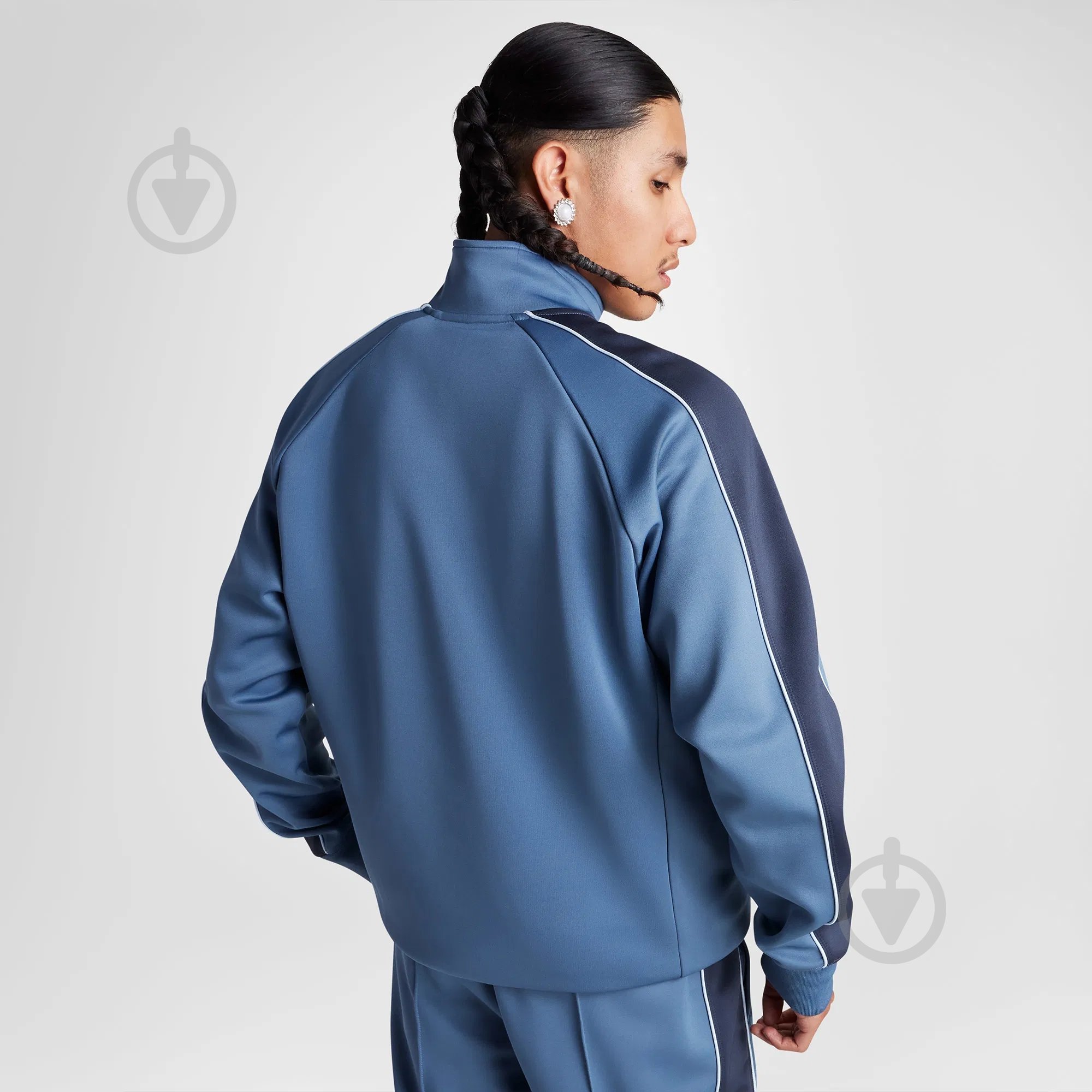 Джемпер Converse RETRO CHUCK TRACK JACKET 10027327-480 р.L синий - фото 2