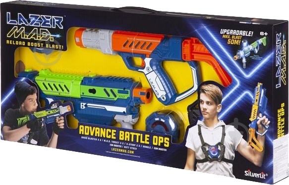 Игровой набор Silverlit детское оружие Lazer M.A.D. 86848 - фото 1 Игровой набор Silverlit детское оружие Lazer M.A.D. 86848 - фото 1