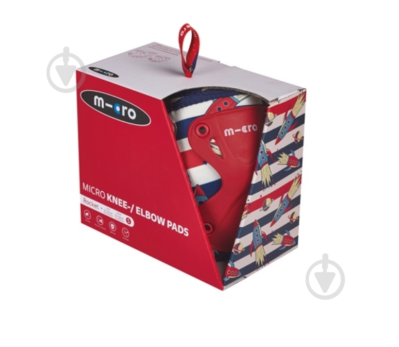 Комплект защиты Micro Rocket AC8023 р. S красный - фото 2 Комплект защиты Micro Rocket AC8023 р. S красный - фото 2