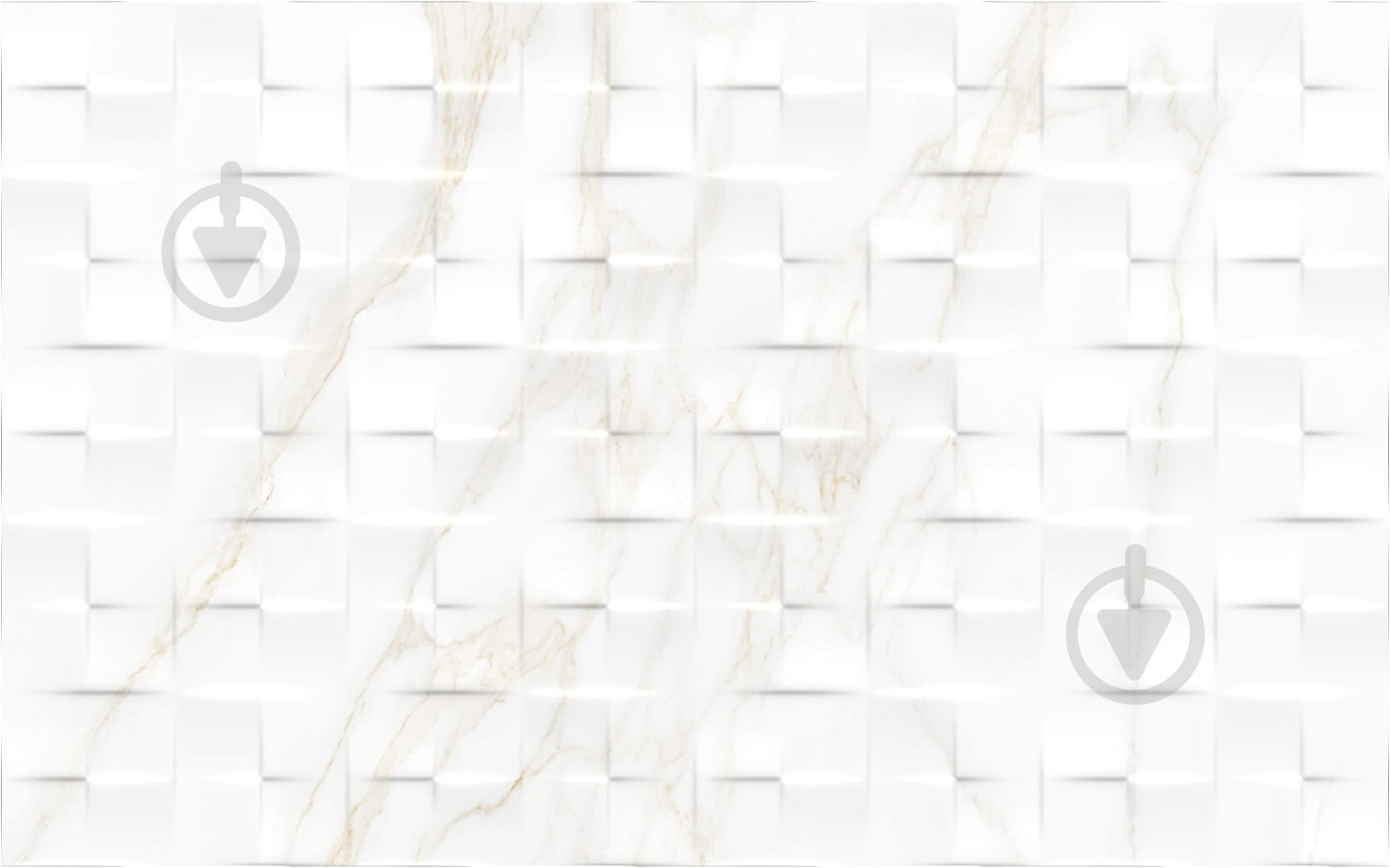 Плитка Alessandro beige relief 851063 2 cорт 25х40 см - фото 1