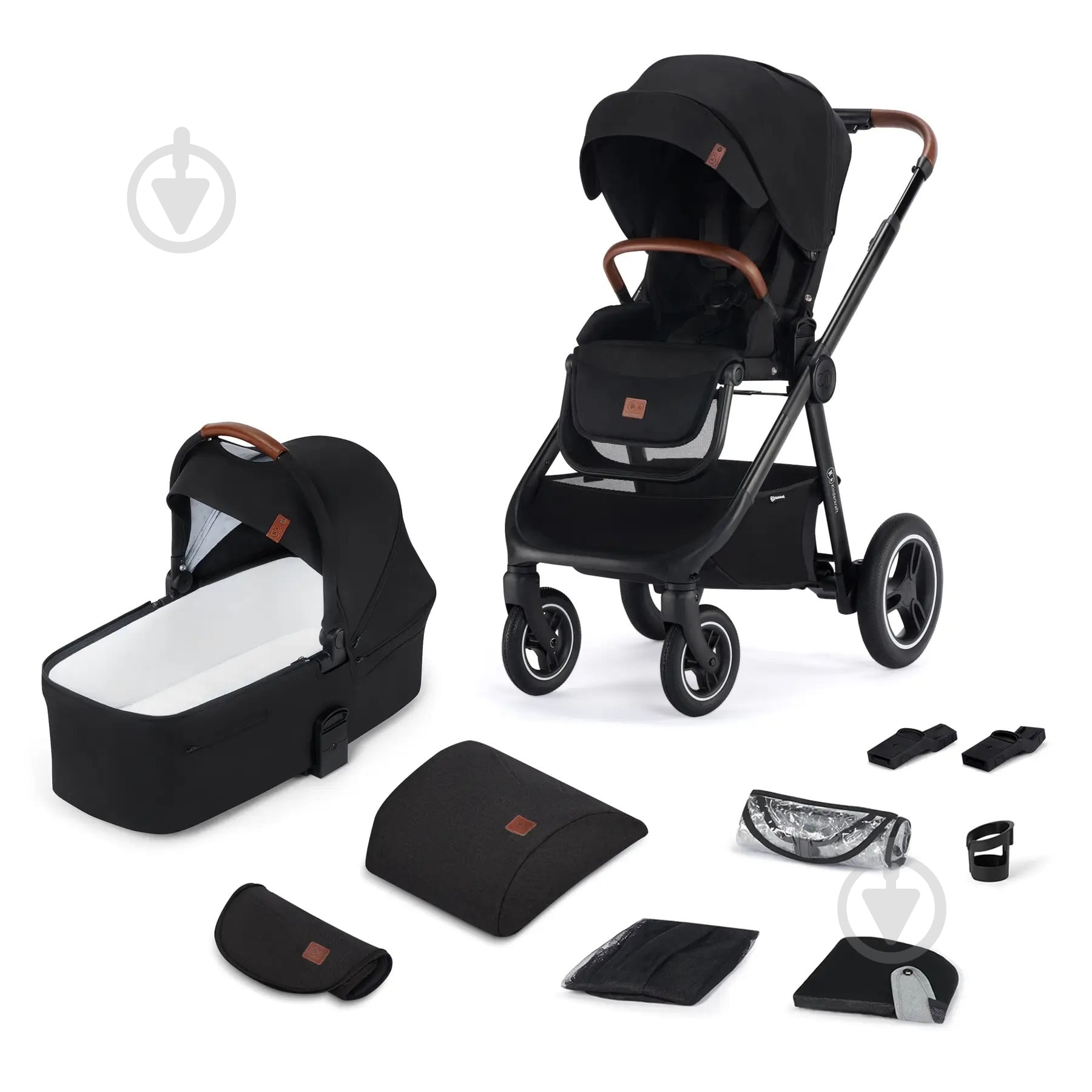 Коляска универсальная 2 в 1 Kinderkraft Everyday Black (KSEVER00BLK2000) - фото 19 Коляска универсальная 2 в 1 Kinderkraft Everyday Black (KSEVER00BLK2000) - фото 19