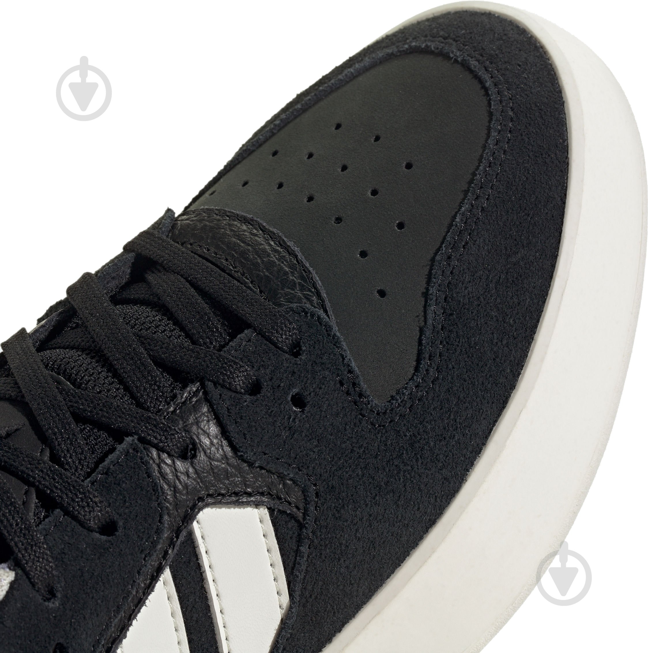 Кроссовки женские демисезонные Adidas COURT 24 IH0524 р.36 2/3 черные с белым - фото 6
