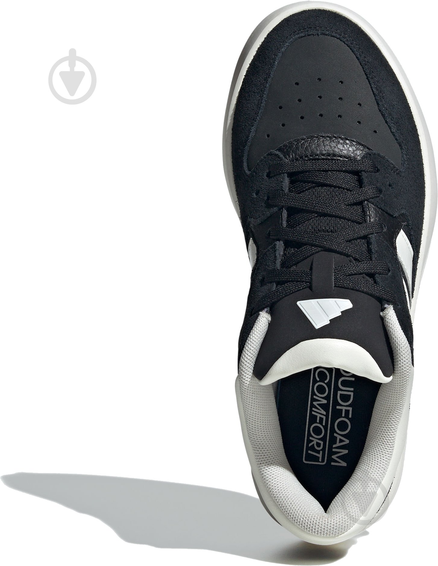 Кроссовки женские демисезонные Adidas COURT 24 IH0524 р.36 2/3 черные с белым - фото 7