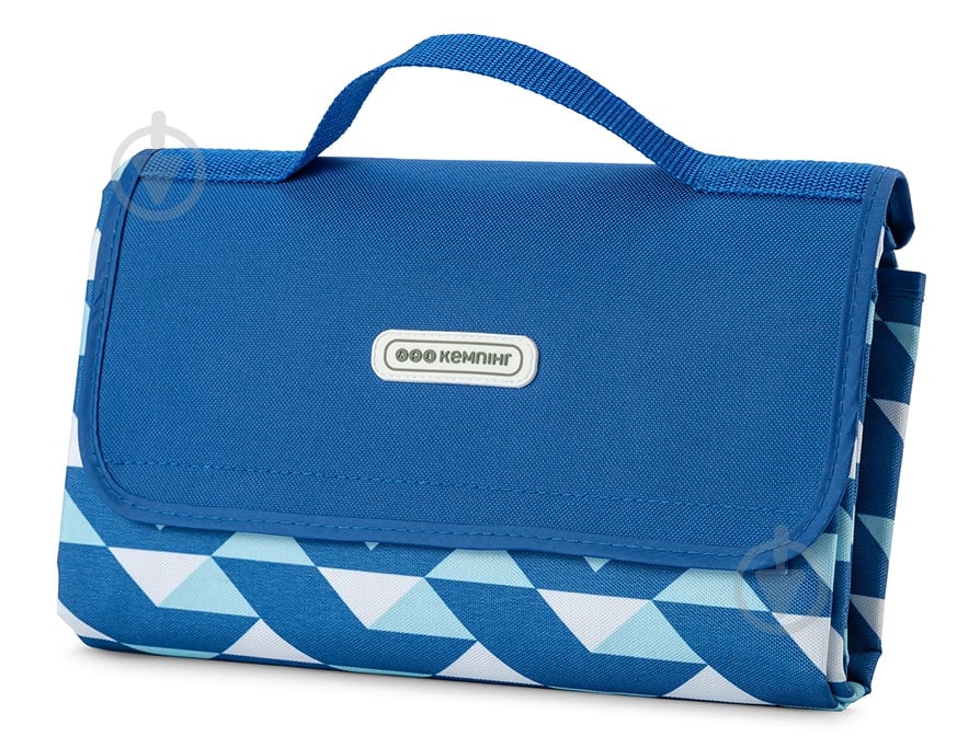 Коврик для пикника Кемпинг СА-33 150x145 см сине-голубой - фото 1