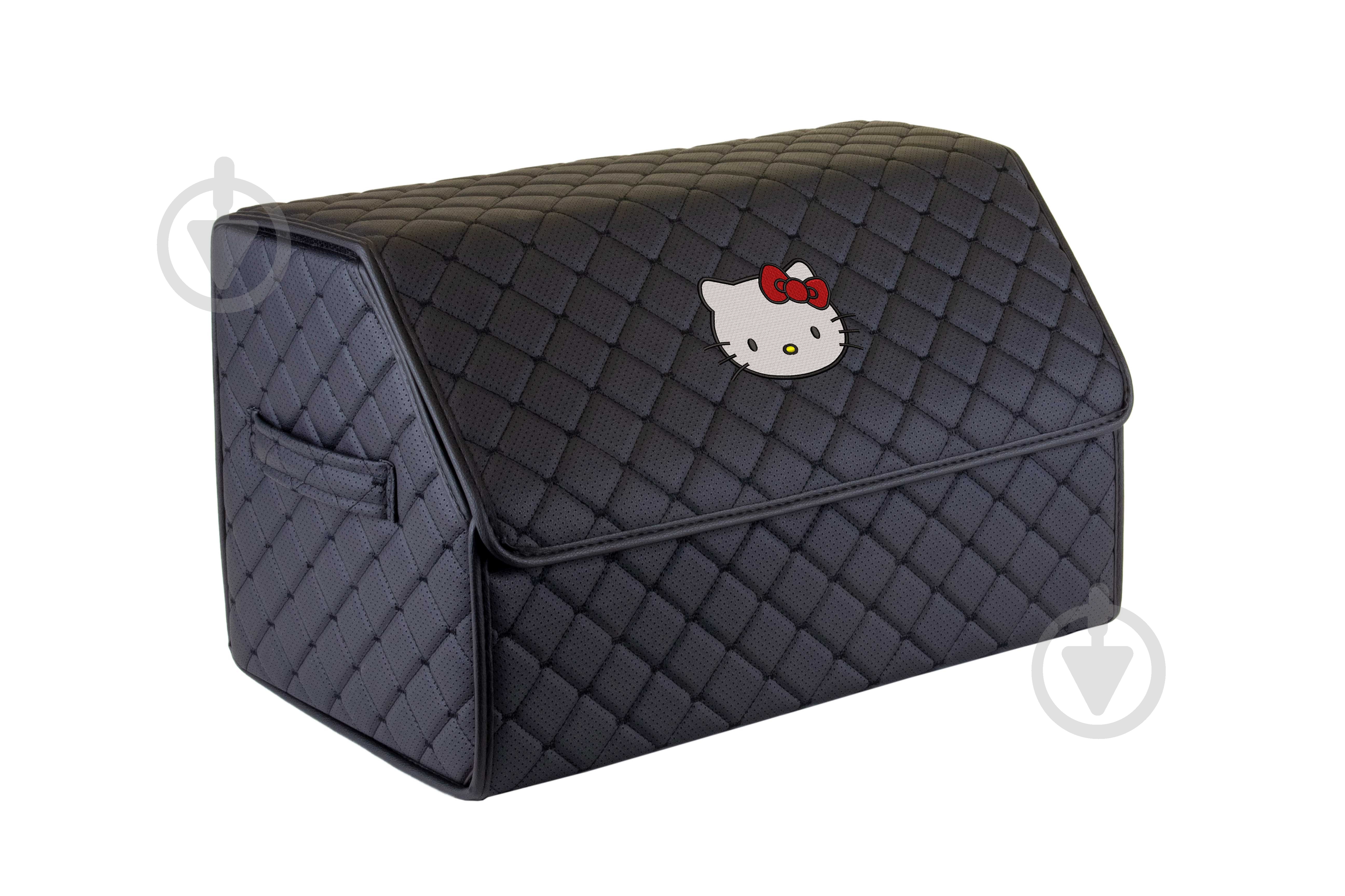 Сумка автомобильная ECO M 30x30x50 см Hello Kitty EVAtech черный - фото 1 Сумка автомобильная ECO M 30x30x50 см Hello Kitty EVAtech черный - фото 1