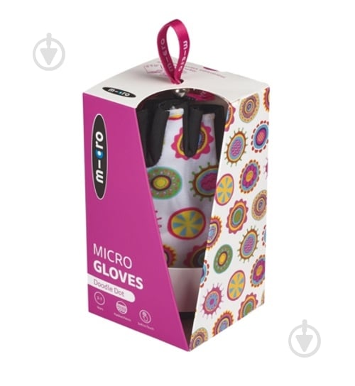 Варежки Micro Mobillity Systems Doodle dot AC4833 белый - фото 2