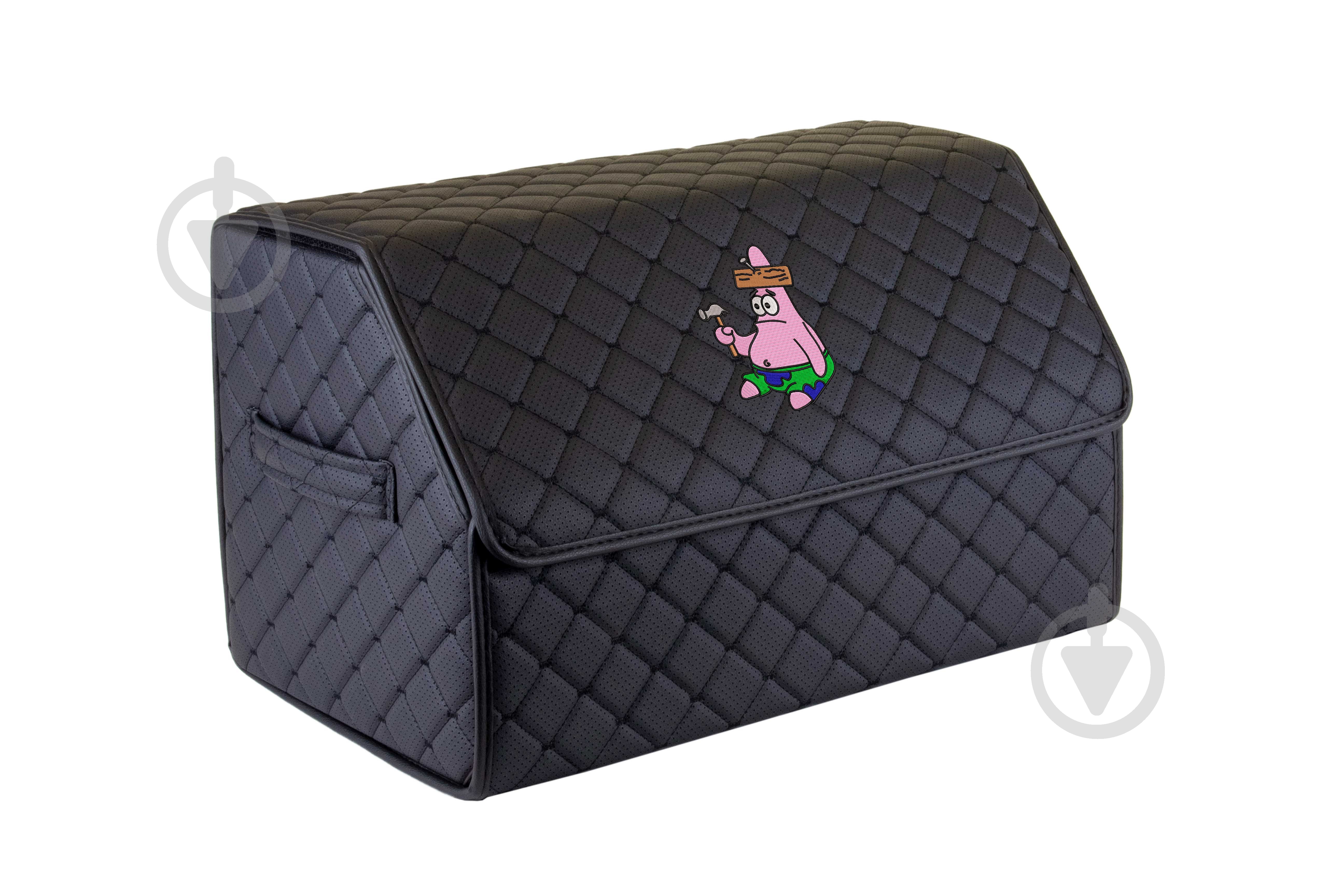 Сумка автомобильная ECO M 30x30x50 см Patrick Star EVAtech черный - фото 1