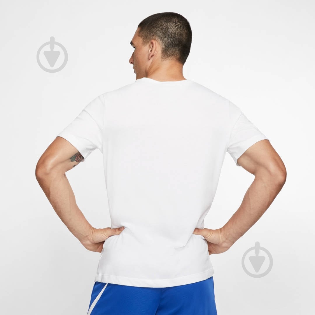 Футболка Nike M NK DRY TEE DFC CREW SOLID AR6029-100 р.2XL белый - фото 4 Футболка Nike M NK DRY TEE DFC CREW SOLID AR6029-100 р.2XL белый - фото 4