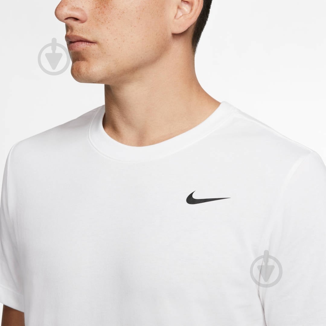 Футболка Nike M NK DRY TEE DFC CREW SOLID AR6029-100 р.2XL белый - фото 5 Футболка Nike M NK DRY TEE DFC CREW SOLID AR6029-100 р.2XL белый - фото 5