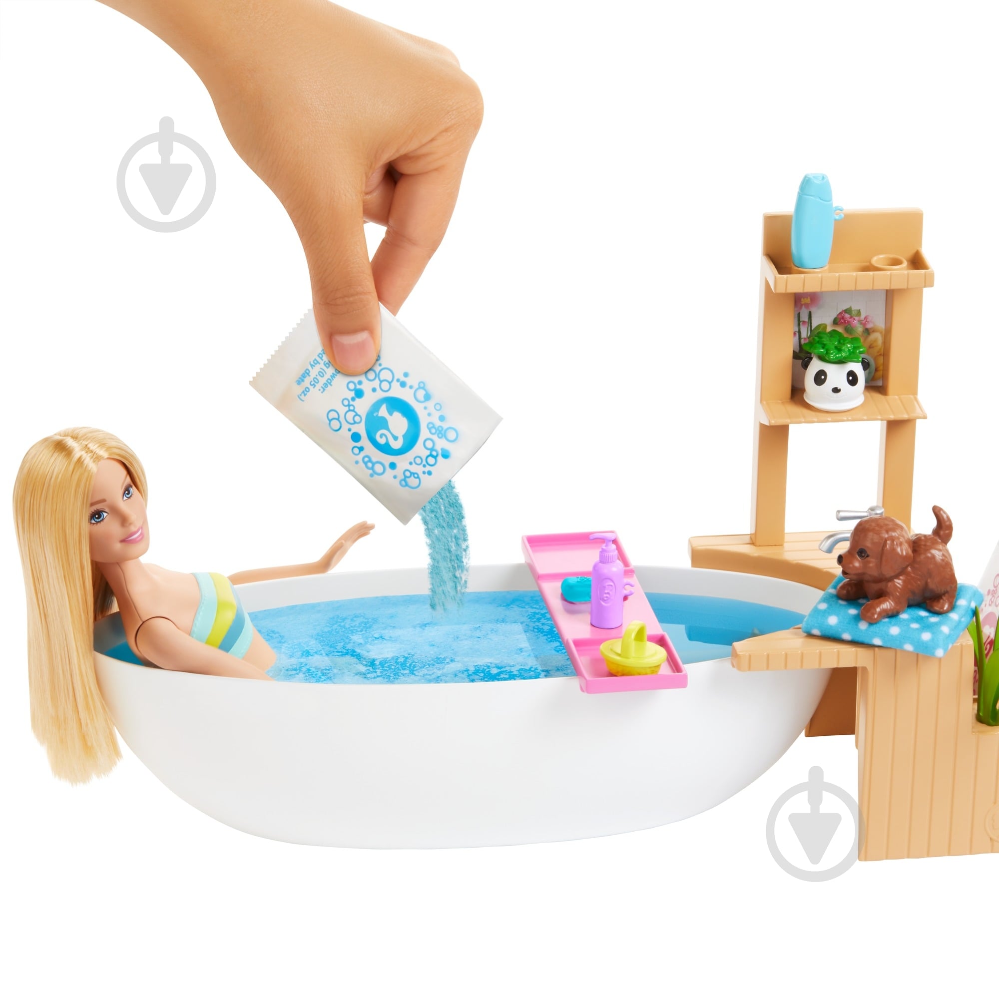 Игровой набор Barbie Ванная комната GJN32 - фото 5