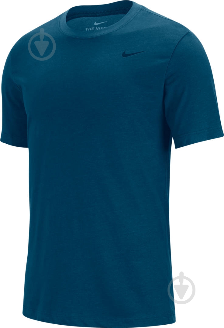Футболка Nike M NK DRY TEE DFC CREW SOLID AR6029-432 р.S синий - фото 1