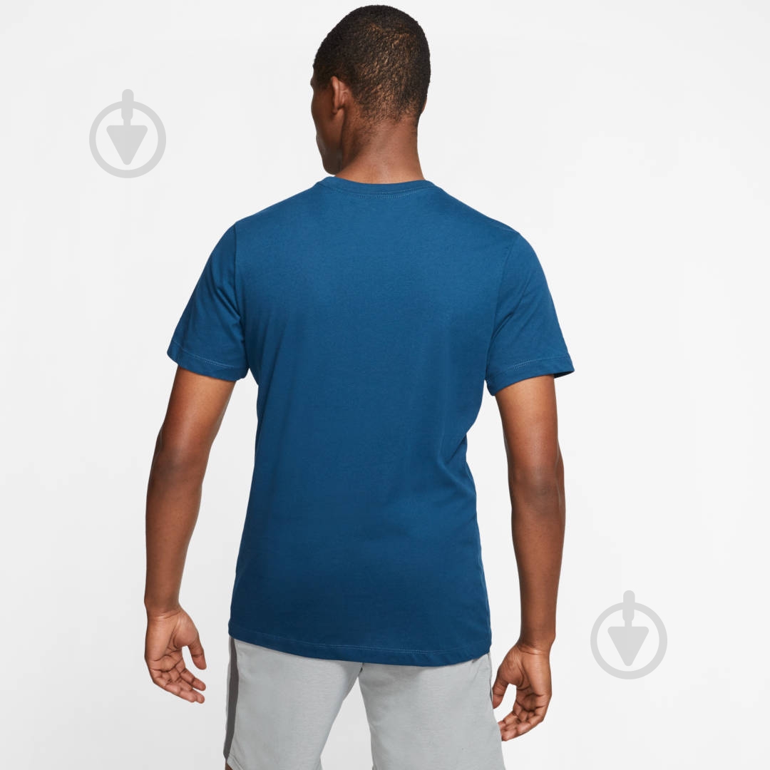 Футболка Nike M NK DRY TEE DFC CREW SOLID AR6029-432 р.S синий - фото 4