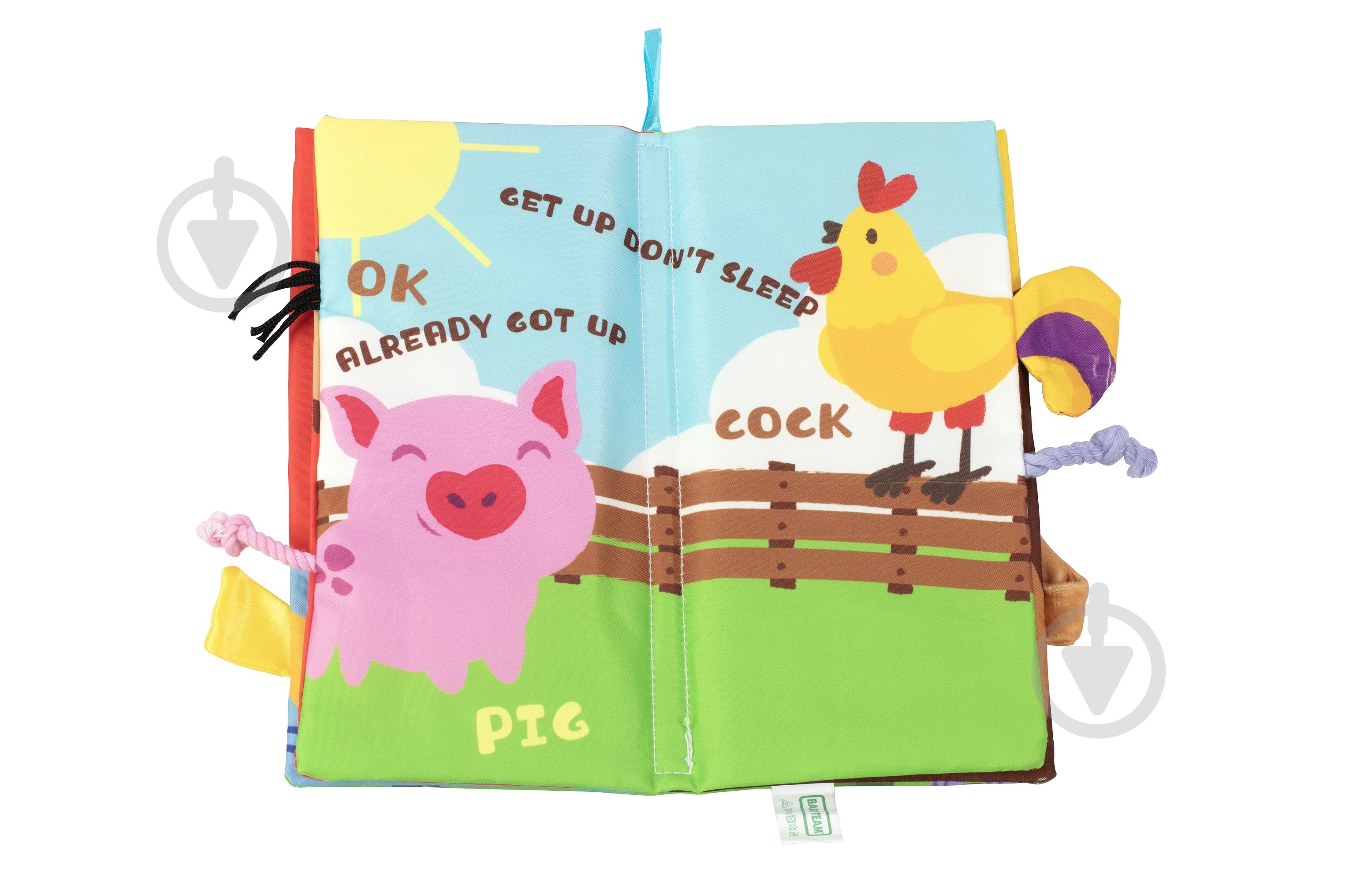 Іграшка Baby Team книжка текстильна Хвостики 8725 - фото 4