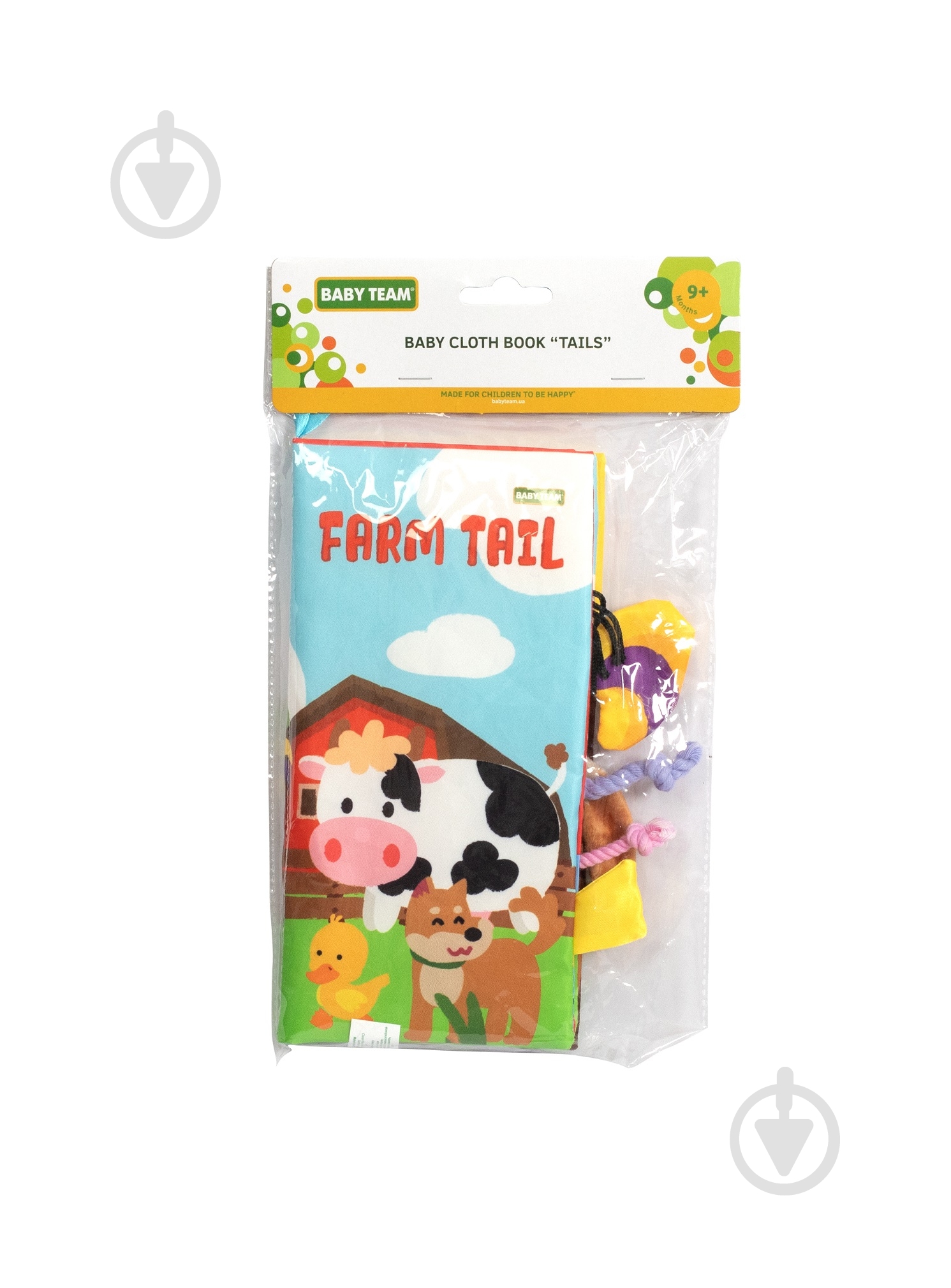 Іграшка Baby Team книжка текстильна Хвостики 8725 - фото 6
