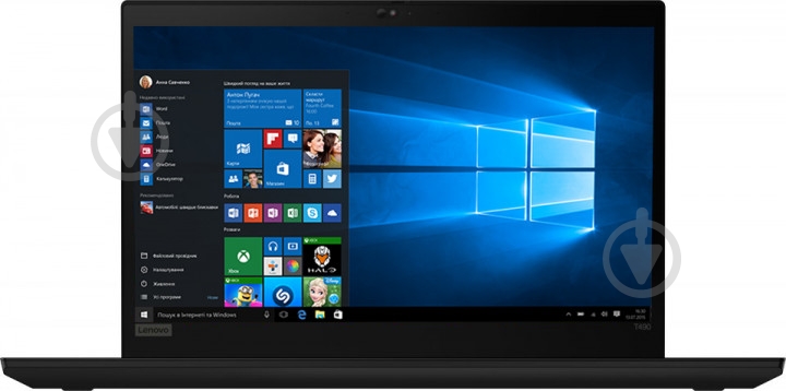 Ноутбук Lenovo ThinkPad T490 14" (20N2000CRT) black - фото 2