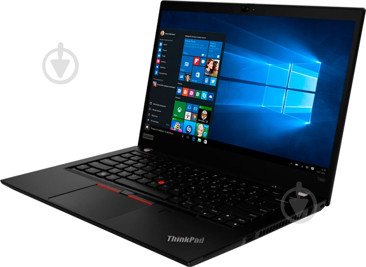 Ноутбук Lenovo ThinkPad T490 14" (20N2000CRT) black - фото 3