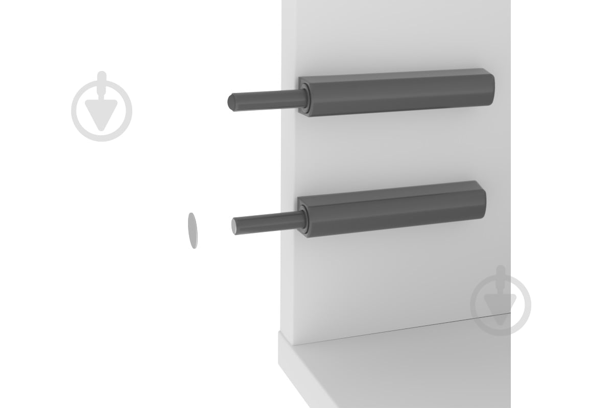 Демпфер GTV с магнитным адаптером длинный антрацит механический Push open - фото 2 Демпфер GTV с магнитным адаптером длинный антрацит механический Push open - фото 2