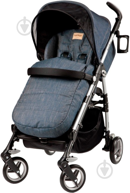 Коляска прогулянкова Peg-Perego Si Completo Blue Denim - фото 1 Коляска прогулянкова Peg-Perego Si Completo Blue Denim - фото 1