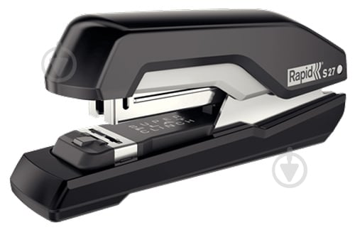 Степлер Supreme Halfstrip S27 черный с серым 5000540 Rapid - фото 1 Степлер Supreme Halfstrip S27 черный с серым 5000540 Rapid - фото 1