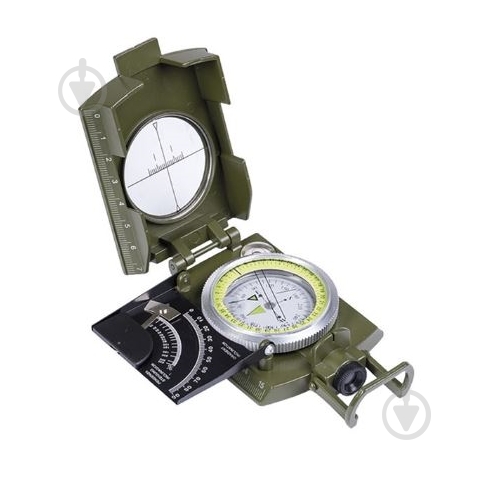Компас Mil-Tec с инклинометром, 1:25 000, алюминий - фото 1